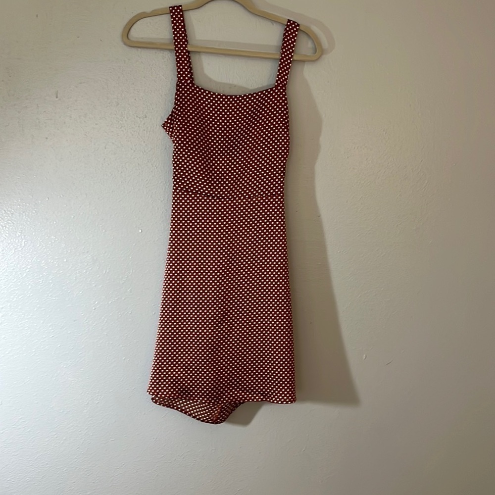 Hyped Unicorn polka dot backless dress. Size Small